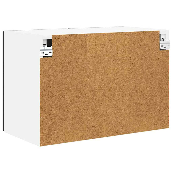 Schwarzer Küchenschrank, 2er-Set