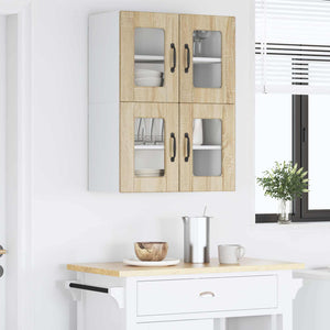Sonoma Eiche Küchenschrank 2er Set