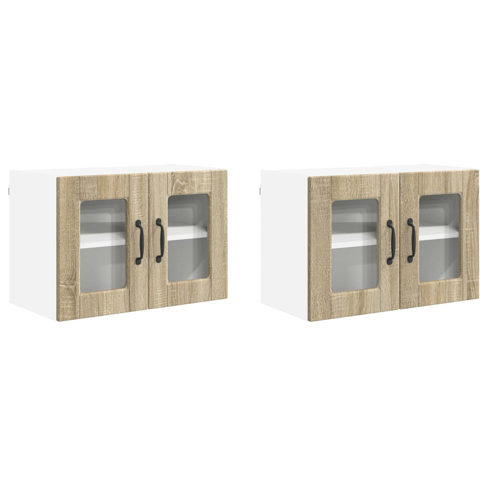 Sonoma Eiche Küchenschrank 2er Set