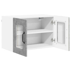Küchenschrank 2er Set Beton Grau