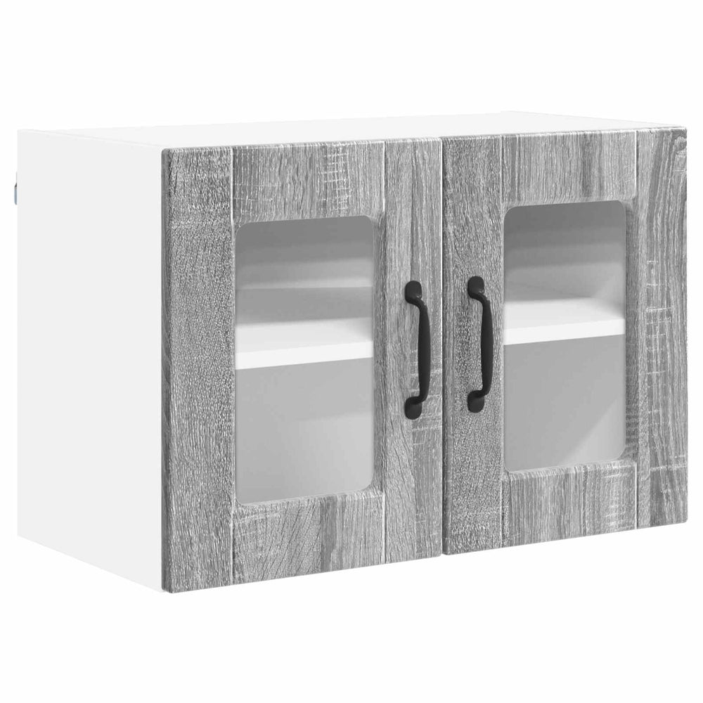 Grauer Küchenschrank Sonoma, 60 cm