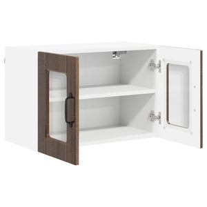 Küchenschrank mit Tür, 2er-Set, Eichenoptik