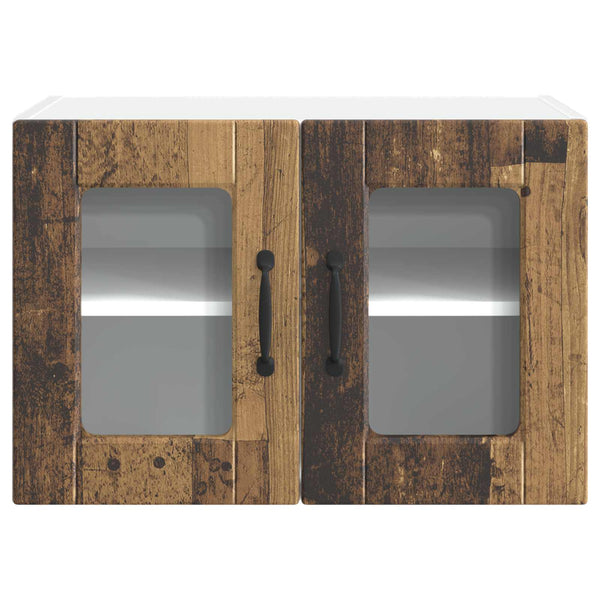 Küchenschrank Altholz mit Regal, 60 cm
