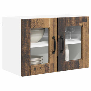 Küchenschrank Altholz mit Regal, 60 cm