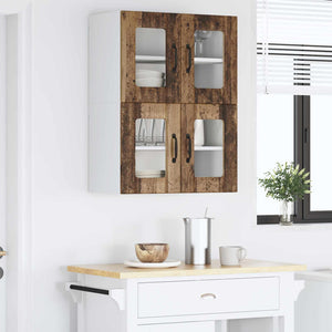 Küchenschrank 2er Set Altholz