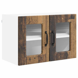 Küchenschrank 2er Set Altholz