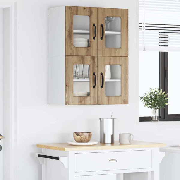 Küchenschrank 2er Set Artisan Eiche