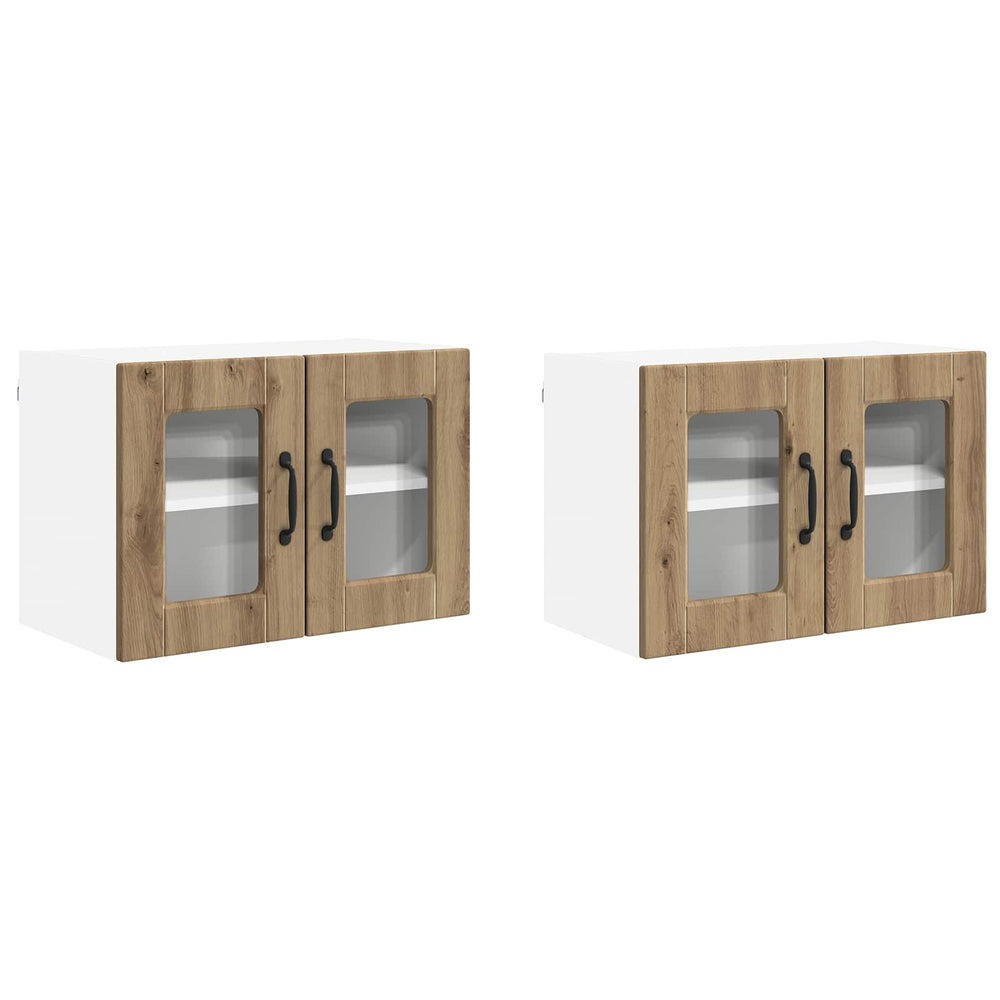 Küchenschrank 2er Set Artisan Eiche