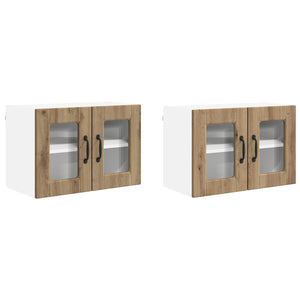 Küchenschrank 2er Set Artisan Eiche