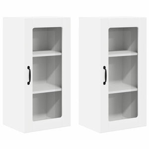 Küchenschrank Weiß 2er Set 40x80cm
