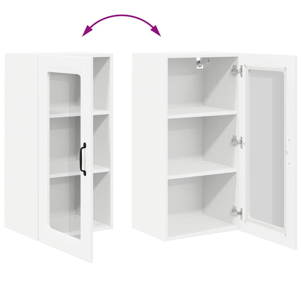 Küchenschrank Weiß 2er Set 40x80cm