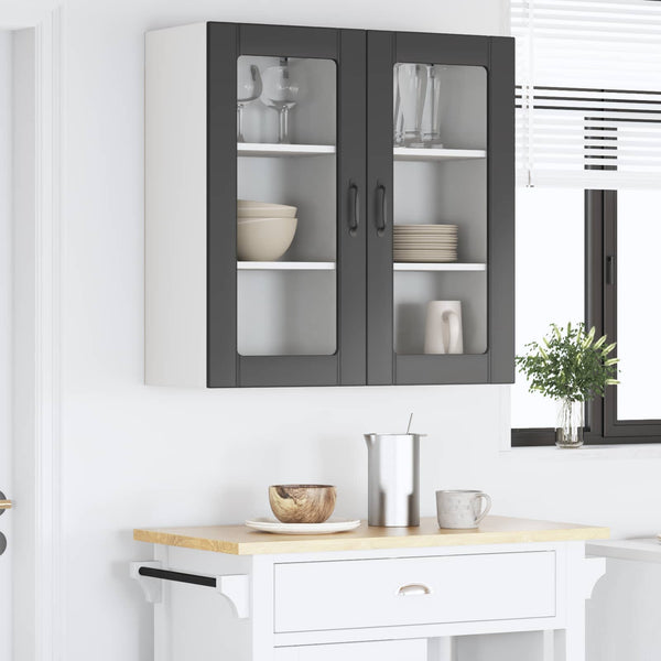 Küchenschrank Set, Schwarz, 40x31x80 cm