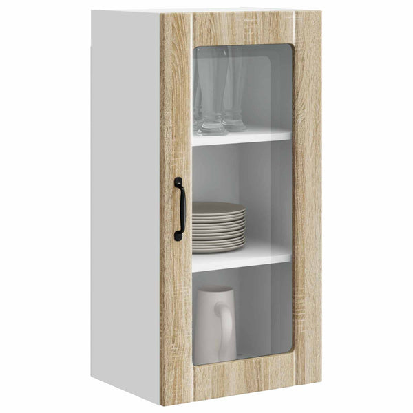 Sonoma Eiche Küchenschrank, 2er-Set