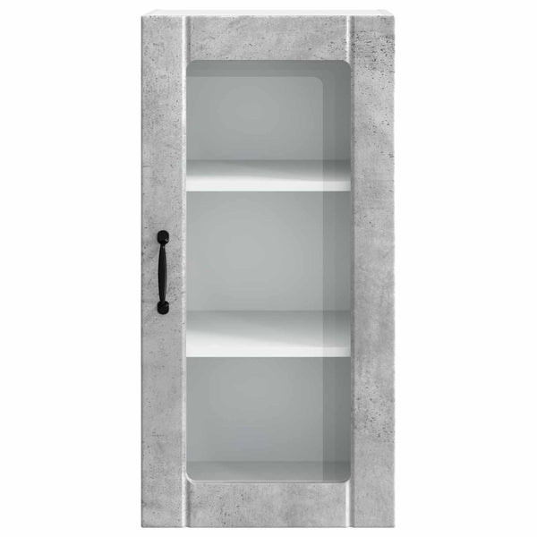 Küchenschrank, 2er-Set, Betongrau, 40x31x80 cm