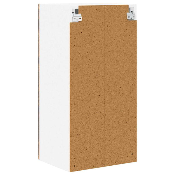 vidaXL Meuble haut de cuisine avec étagère 2 pcs Chêne fumé 40 x 31 x 80 cm