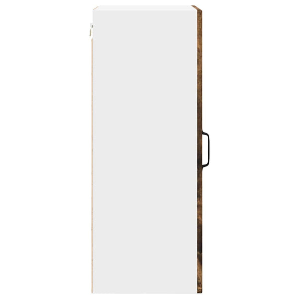 vidaXL Meuble haut de cuisine avec étagère 2 pcs Chêne fumé 40 x 31 x 80 cm