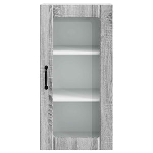 Küchenschrank 2er Set Grau Sonoma