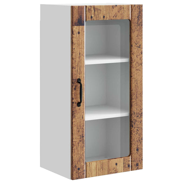 Küchenschrank 2er Set Altholz