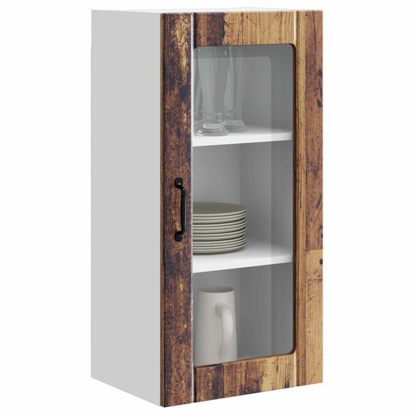 Küchenschrank 2er Set Altholz