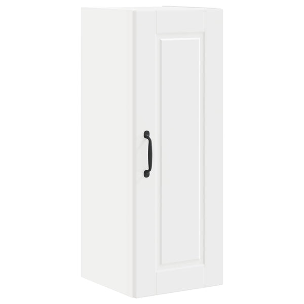 vidaXL Meuble haut de cuisine avec porte 2 pcs Blanc 30 x 31 x 80 cm Bois d'ingénierie