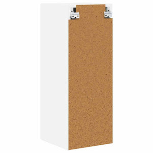 vidaXL Meuble haut de cuisine avec porte 2 pcs Blanc 30 x 31 x 80 cm Bois d'ingénierie