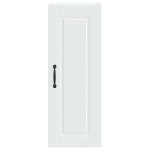 vidaXL Meuble haut de cuisine avec porte 2 pcs Blanc 30 x 31 x 80 cm Bois d'ingénierie