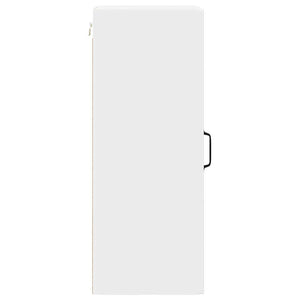 vidaXL Meuble haut de cuisine avec porte 2 pcs Blanc 30 x 31 x 80 cm Bois d'ingénierie