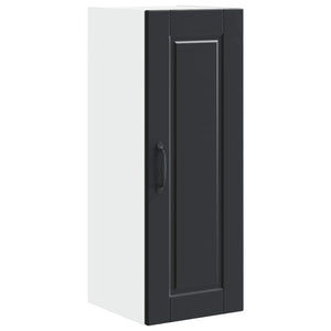 Küchenschrank mit Regal Schwarz 30x31x80 cm