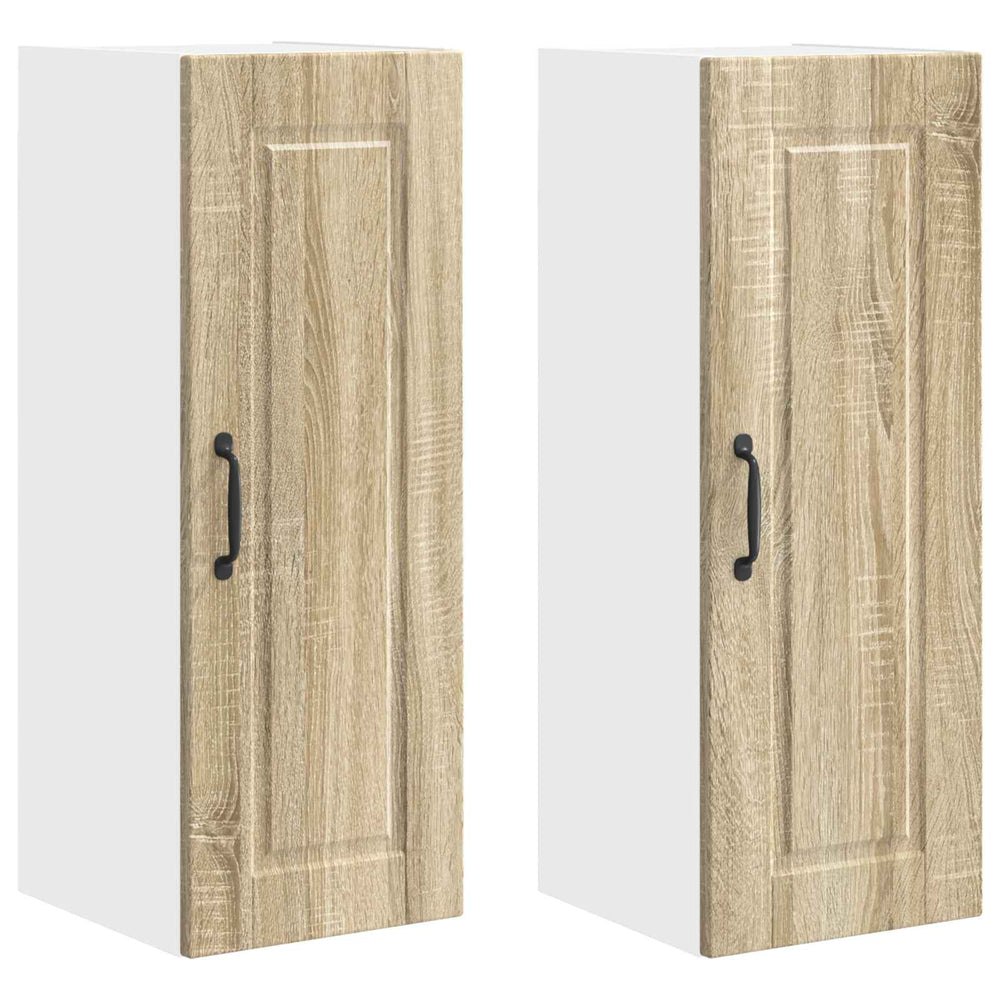 Sonoma Eiche Küchenschrank, 2er-Set