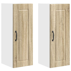 Sonoma Eiche Küchenschrank, 2er-Set