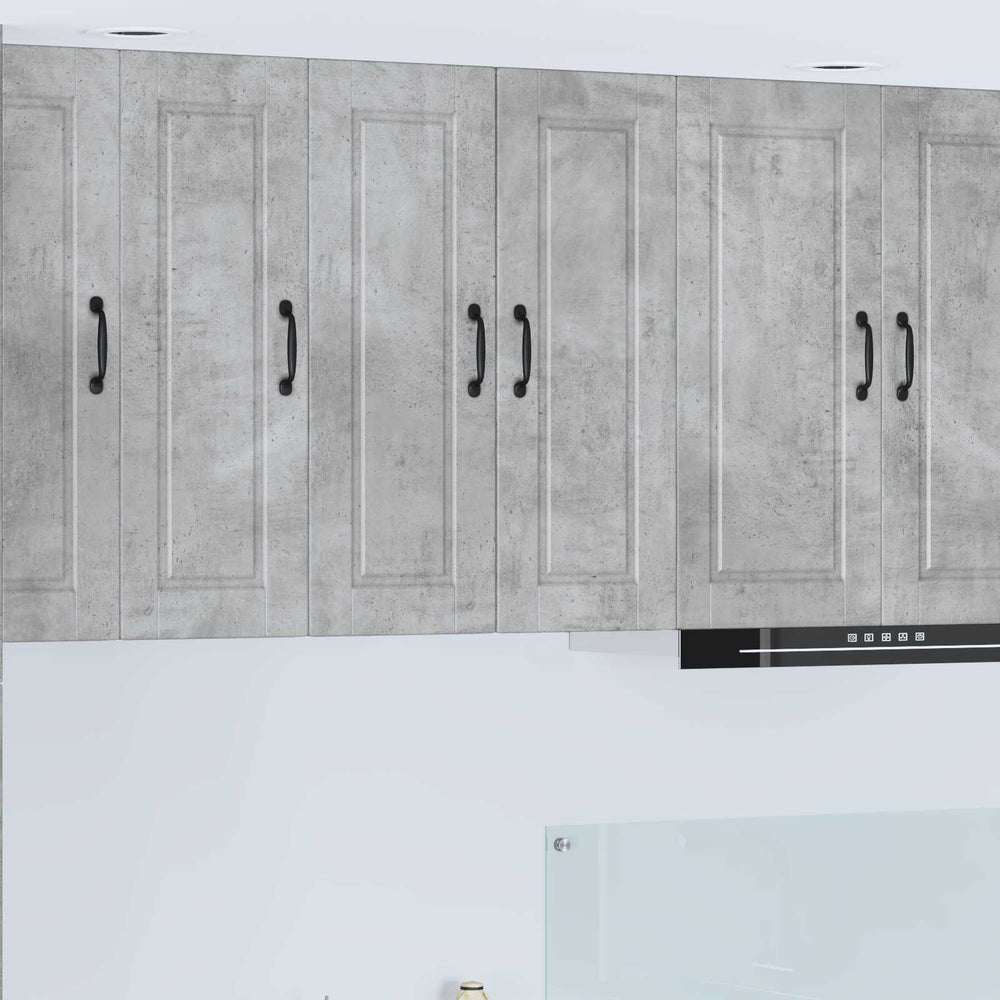 Küchenschrank Beton Grau 30x80 cm