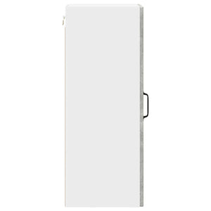 vidaXL Meuble de cuisine avec porte gris béton 30 x 31 x 80 cm en bois d'ingénierie