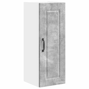 Küchenschrank 2er Set Beton Grau 30x80 cm