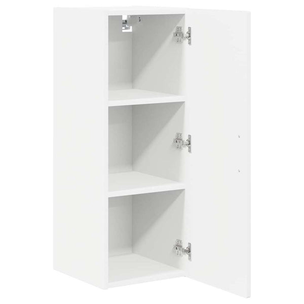 vidaXL Meuble haut de cuisine Blanc brillant 30 x 31 x 80 cm Bois d'ingénierie