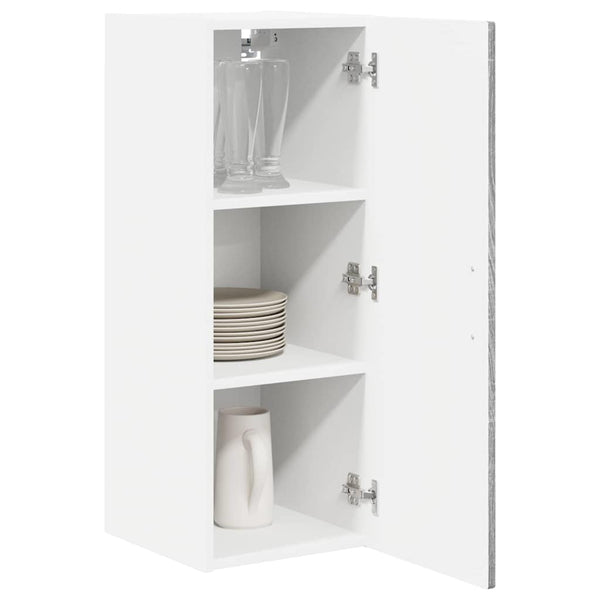 Küchenschrank 2er Set Grau Sonoma