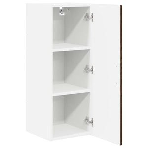vidaXL Meuble de cuisine avec porte 2 pcs Chêne marron 30 x 31 x 80 cm