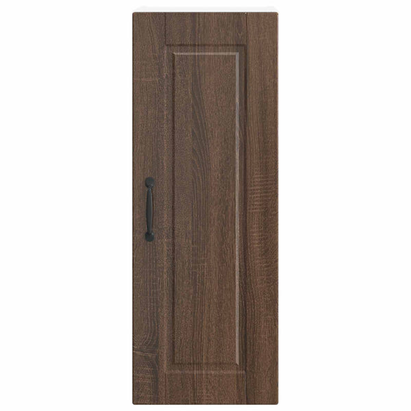 vidaXL Meuble de cuisine avec porte 2 pcs Chêne marron 30 x 31 x 80 cm