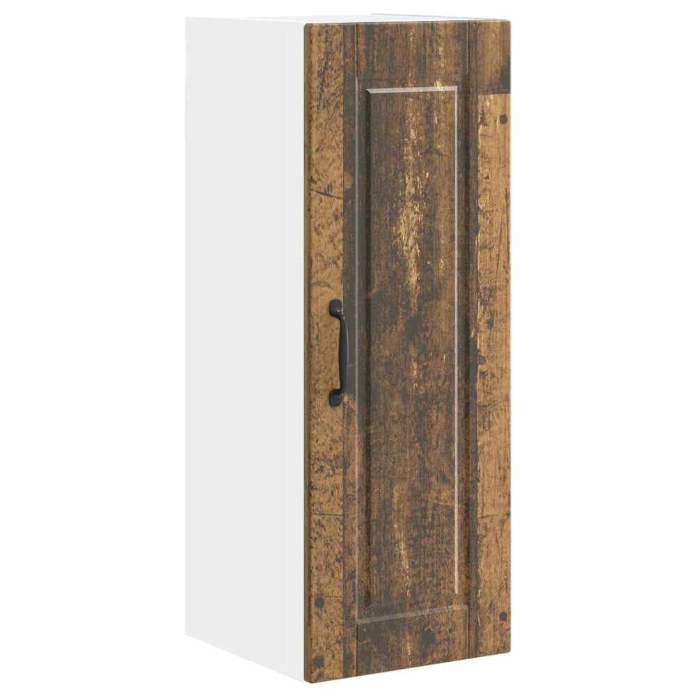 Küchenschrank mit Regal Altholz 80cm