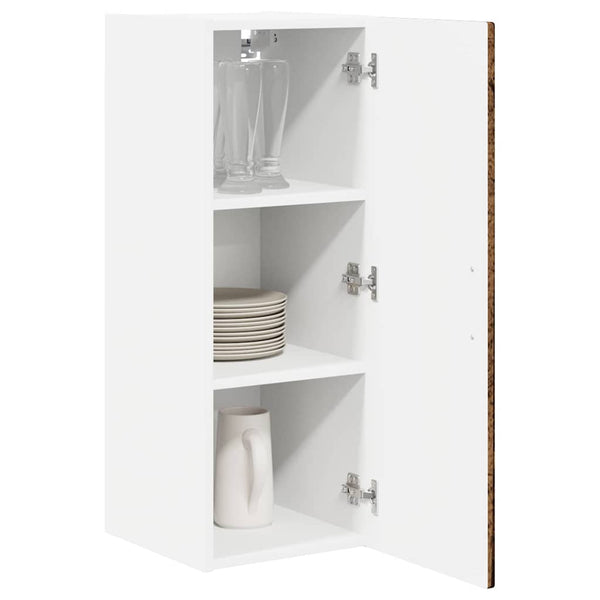 Küchenschrank mit Regal Altholz 80cm