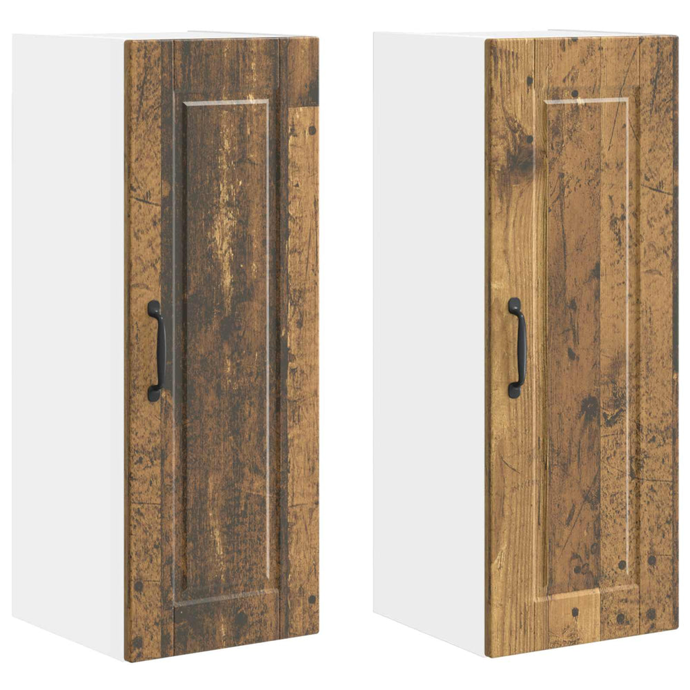 Küchenschrank 2er Set Altholz