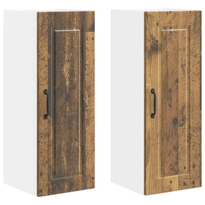 Küchenschrank 2er Set Altholz