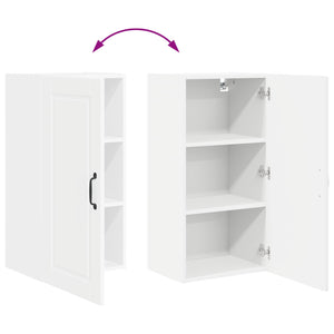 Küchenschrank Weiß mit Regal 40x31x80 cm