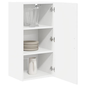 Küchenschrank Weiß mit Regal 40x31x80 cm