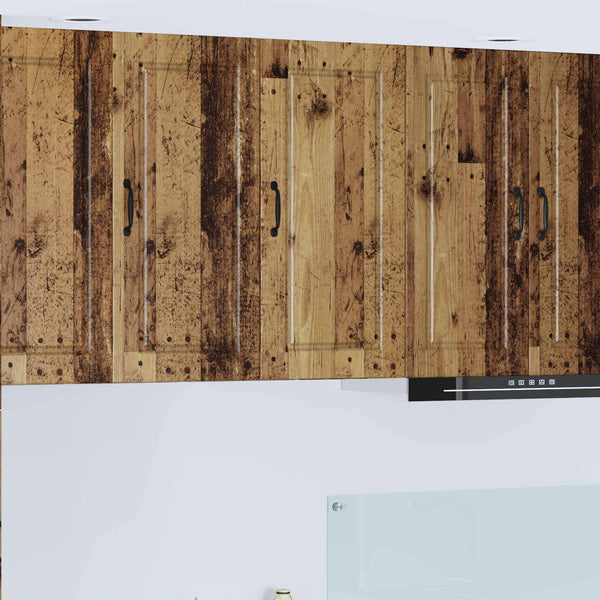Küchenschrank mit Regal Altholz 40x80 cm