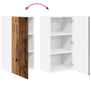Küchenschrank mit Regal Altholz 40x80 cm