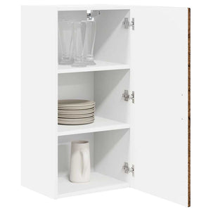 Küchenschrank mit Regal Altholz 40x80 cm