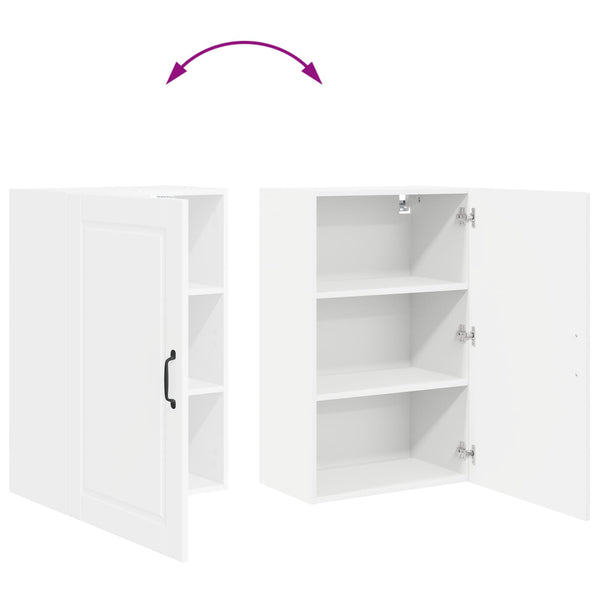 Küchenschrank Weiß mit Regal 50x31x80cm