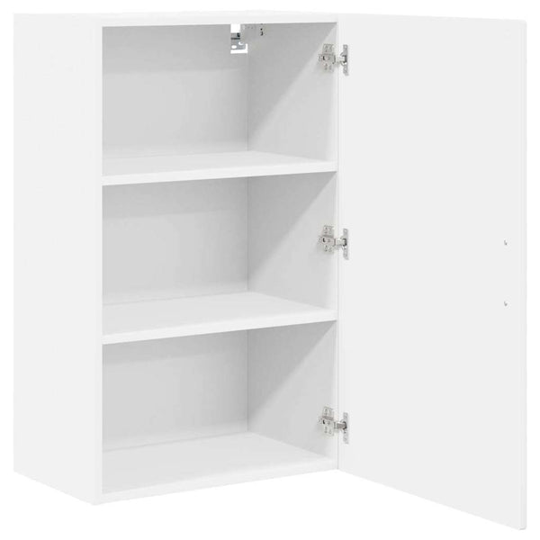 vidaXL Meuble de cuisine blanc brillant 50 x 31 x 80 cm Aggloméré