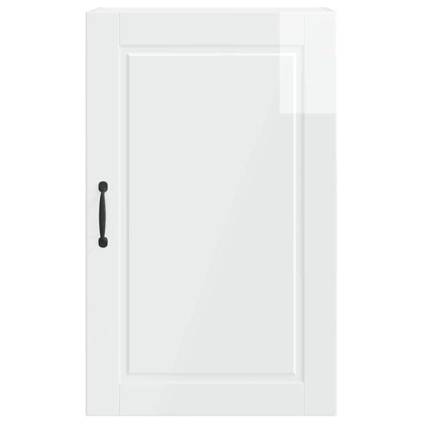 vidaXL Meuble de cuisine blanc brillant 50 x 31 x 80 cm Aggloméré