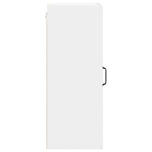 vidaXL Meuble de cuisine blanc brillant 50 x 31 x 80 cm Aggloméré